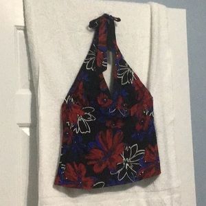 Colorful swim suit top